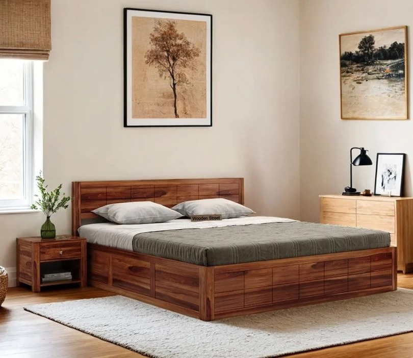 king size bed with storage