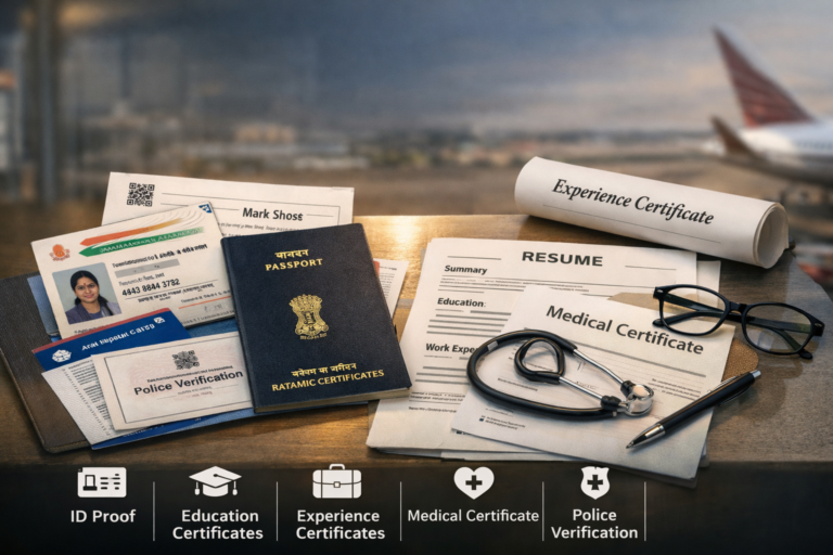 Documents Required for Airport Job Application